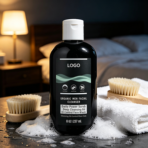<span class=keywords><strong>Limpiador</strong></span> <span class=keywords><strong>Facial</strong></span> Exfoliante Diario para Hombres con Corteza de Sauce y Perlas de Jojoba, <span class=keywords><strong>Limpiador</strong></span> <span class=keywords><strong>Facial</strong></span> Suave para Limpieza Profunda de Poros - Product Image 3