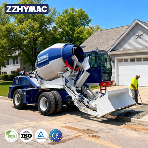CE EPA EURO 5mobil Mini 3.5cbm 4cbm 5.5cbm dizel havaalanı pist bakım kendini yükleme beton harç kamyonu - Product Image 1