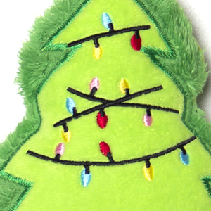 Pet Đồ Chơi Thiết Kế Mới Chất Lượng Cao Nhồi Vui Xmas Sang Trọng Hạnh Phúc Lil Xmas Tree W/Đèn-Màu Xanh Lá Cây Đa + Tùy Chỉnh Nhà Máy Đồ Chơi Sang Trọng - Product Image 4