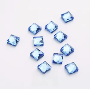 Baru 2mm 3mm 4mm 5mm 6mm kuku bulat batu kristal permata Resin transparan kaca Flatback berlian imitasi untuk DIY