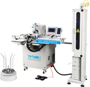 YS-1906AC15-5 completamente automatico alimentatore diretto elastico unendo macchina da cucire industriale <span class=keywords><strong>per</strong></span> biancheria intima tessuto - Product Image 1