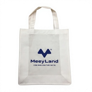 <b>Cheap</b> Eco-Friendly Reusable PP Nonwoven Tote Bags Custom Printed Recyclable Fabric Non Woven Handled Shopping Bags with Logo - Product Image 1