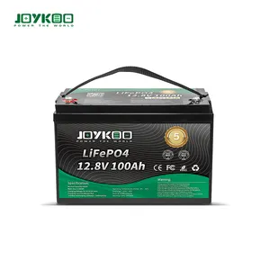 JOYKOO Lifepo4 12v 12.8V 100ah 200ah 300ah锂离子LiFePO4电池房车太阳能电池储能系统