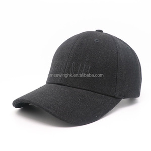 High Quality Casual 6 Panel Black Dad Hat Outdoor Corduroy Oxford Poplin Dot Unisex Four Seasons Adjustable - Product Image 2