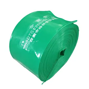 Grande taille bonne qualité 3Bar 8 pouces x 19.2m PVC Layflat évacuation d'eau irrigation agricole Drainage pompe à eaux usées tuyaux