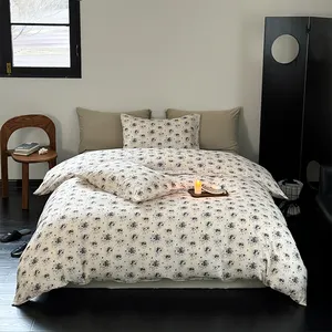 Luxury 4-Piece Reversible King Size Bedding Comforter Set Organic Teal King Size 4-Piece Reversible Bedding Comforter Set Quilts
