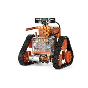 RJ11 Bedrading Elektronische Afstandsbediening Robot Speelgoed Metalen Montage Programmeerbare Educatief Diy Stem Robotic Kit