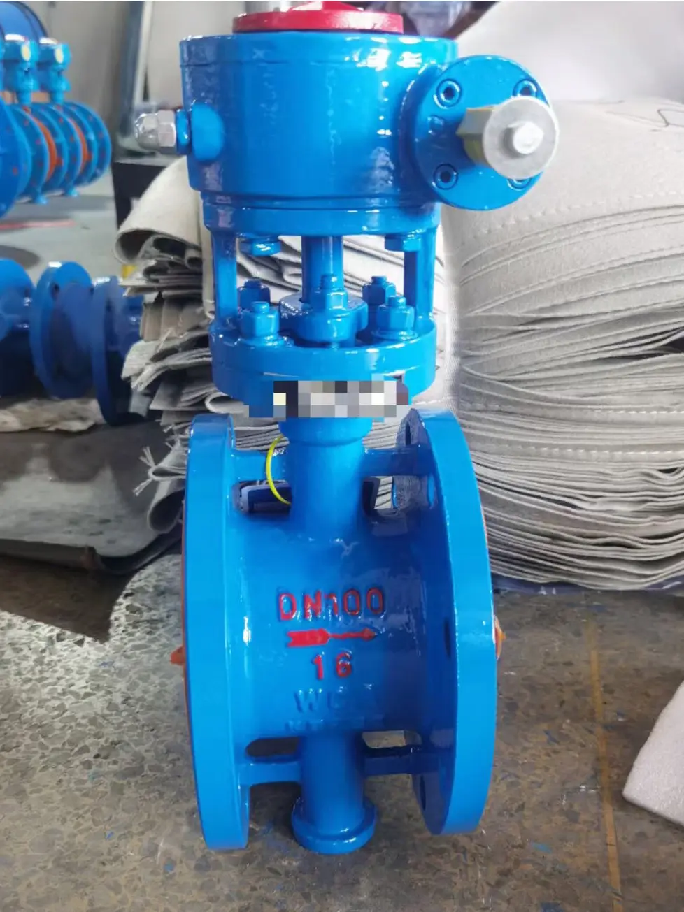 Three-eccentric hard seal butterfly valve worm gear drive high temperature ANSI ATSM