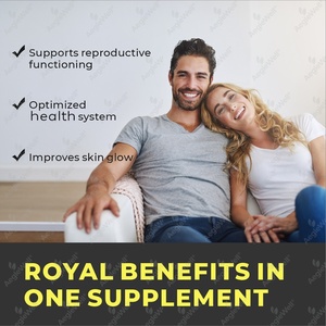 AegleWell takviyeleri, 10-HDA (hidroksi-d-decenoic asit) ile arı sütü 1000 mg, <span class=keywords><strong>60</strong></span> kapsül arı sütü ek - Product Image 4