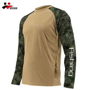 Chemises de poisson à manches longues par sublimation protection solaire <span class=keywords><strong>anti</strong></span> <span class=keywords><strong>UV</strong></span> sur mesure vêtements de pêche <span class=keywords><strong>maillot</strong></span> de pêche à séchage rapide - Product Image 1