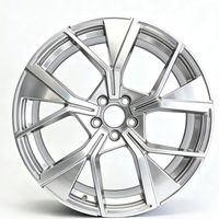 Jantes en alliage de remplacement noires pour voiture et SUV, 5 trous, modèle Y000