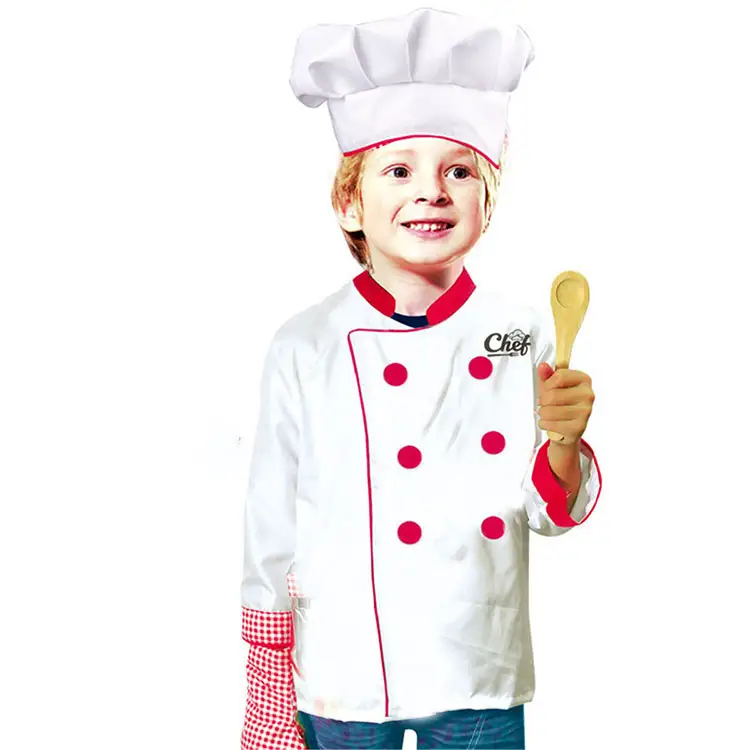 ชุดหม้อหุงข้าวสีขาวสำหรับเด็ก,ชุดเชฟของเล่นในครัวชุดสำหรับวันฮาโลวีน