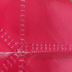 กระเป๋า Tota เคลือบลามิเนตสีแดงสำหรับเป็นของขวัญปาร์ตี้กระเป๋าช็อปปิ้งเคลือบแฟชั่นมีโลโก้ - Product Image 2