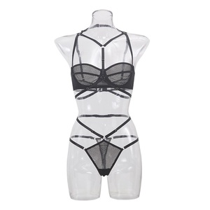 Lingerie Erotica Trasparente, Reggiseno in Rete, Outfit Sexy Seducente per Donna, Intimo Trasparente - Product Image 6