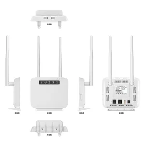4G WiFi Router 300Mbps 2.4Ghz Unlocked Wireless router 4g LTE Modem WiFi Router with Sim Card Slot Backup Battery