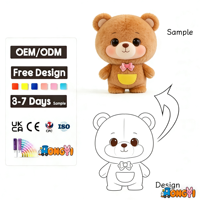 Figurine en PVC personnalisée, peluche en vinyle, poupée anime, boîte mystère officielle, jouet en peluche, porte-clés avec visage en vinyle, animaux en peluche, boîte mystère