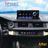 Radio mobil Stereo Carplay 10.25 inci untuk LEXUS CT 2011 2012 2013 2014 2015 2016 2017 pemutar DVD mobil kamera