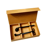 Ensemble d'accessoires pour bougies dans une boîte, kit de ciseaux, boîte personnalisée avec logo laser, emballage élégant pour éteignoir de bougie et coupe-mèche, boîte à mèches