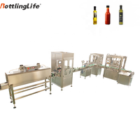 Machine de remplissage entièrement automatique pour bouteilles en plastique et en verre de jus de fruits, d'eau minérale et de sauce piquante