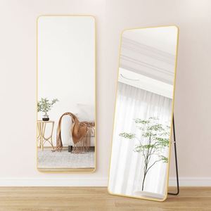 Espejo de Pie con Marco de Aleación de Aluminio para el Hogar, Diseño Moderno, para Dormitorio y Sala de Estar, para Uso Cosmético, Venta al Por Mayor 2025 - Product Image 3