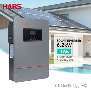En Stock, Gran Venta: Sistema Inversor Solar Híbrido de 6.2KW 48VDC IP54, Nuevo Modelo de 6.2kVA Disponible - Product Image 1