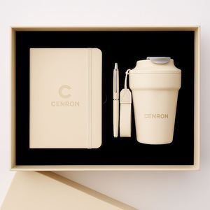 Juego de Regalo Ecológico y Reutilizable: Taza, Diario y Bolígrafo para Promociones Sostenibles - Product Image 5