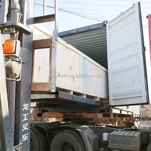 Hidráulico estacionário elétrico carga vertical rail freight gaiola armazém carga elevador