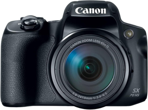 Appareil photo numérique Canon PowerShot SX70 20,3 MP avec objectif optique, vidéo 4K, écran LCD inclinable de 3 pouces (noir) - Product Image 2
