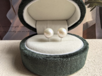 Boucles d'oreilles en perles d'eau douce rondes parfaites de 9 à 10 mm, en argent sterling 925, à porter à toutes les occasions