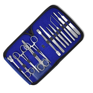 Kit de formation médicale durable le plus vendu pour étudiants, instruments chirurgicaux réutilisables, coussin en silicone pour simulation cutanée, ensemble de pratique de suture - Product Image 1