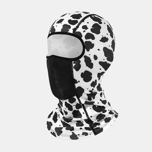 Qianqianwo Cycling Face Mask Summer Breathable Mesh Outdoor Sports Unisex Head Cover Printed Sun Protection Helmet Liner - Product Image 2