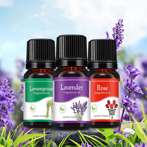 Aromatherapie Essentiële Oliën Set (Top 6 Packs), Water Oplosbare-Rose, Lavendel, Citroen, pepermunt, Citroengras, Sandelhout, - Product Image 4