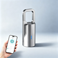 Cadenas intelligent Tuya à empreinte digitale, étanche IPX5, contrôle via application Bluetooth, verrouillage biométrique pour casier de gym, valise, sac à dos - Vente en gros