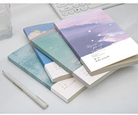 Carnet de notes A5 avec couverture imprimée thermocollée, idéal pour les collégiens et les étudiants