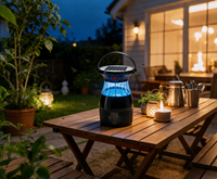 Ventilateur électrique d'extérieur pour le camping, lampe anti-moustiques à absorption UV, piège à insectes écologique pour usage en extérieur