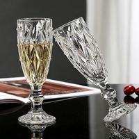 Verre à champagne en cristal, design élégant, pour vin blanc, vin mousseux, usage domestique, verre à vin rouge, verre à jus