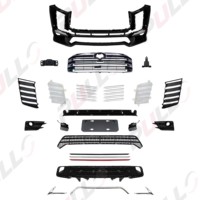 Cocok untuk Toyota Highlander 2022 Ubah ke Model LC300 Body Kit Termasuk Perakitan Bumper Depan dengan Grille Diffuser Belakang