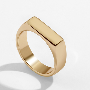 Minimalist Gold Color Chunky <strong>Rings</strong> Trendy Geometric Round Circle <strong>Rings</strong> for Women Thick Gold <strong>Stack</strong> <strong>Rings</strong> Female Wedding Jewelry - Product Image 4