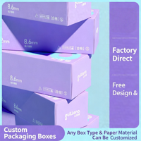 Boîte d'emballage de produit, impression personnalisée de cartons, boîte à surprise, boîte cadeau personnalisée, conception et production de cartons sur mesure