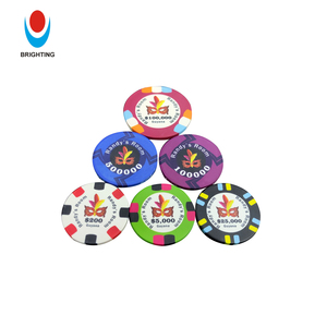 <span class=keywords><strong>Set</strong></span> di Fiches da <span class=keywords><strong>Poker</strong></span> in Ceramica Personalizzate di Qualità Casino, 39mm 10g, 43mm 11.5g, 50mm 16g, con Valigetta in Alluminio, Bottone Dealer e Dadi - Product Image 5
