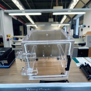 Caja de Prueba de Vacío de Laboratorio Personalizable de Acrílico VC-04 con Cubierta de Sellado Transparente y Temperatura Constante - Product Image 4
