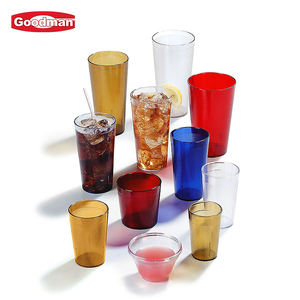 Gobelet de restaurant en plastique transparent écologique 16 oz, extérieur texturé, personnalisable, livraison rapide, pour la restauration commerciale et les bars - Product Image 4