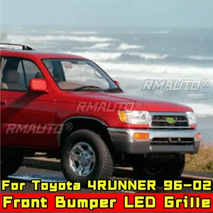 Parrilla Delantera para Toyota 4Runner 1996-2002, Parrilla de Carreras para Parachoques Delantero, Kit de Carrocería, Parrilla Delantera de Plástico ABS, Accesorios para Automóviles - Product Image 4