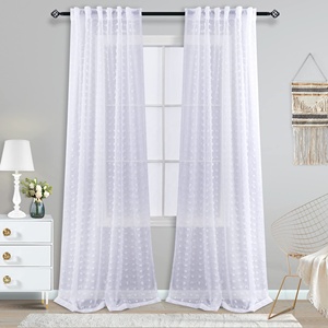 Bindi vente en gros rideaux tissus <span class=keywords><strong>voile</strong></span> maison tringle poche rideaux occultants pour pépinière enfants bébé chambre salon - Product Image 1