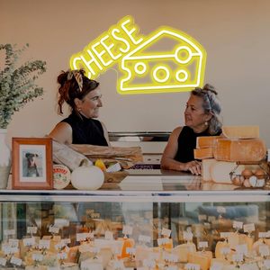 Cheese Letreros Neon LED indoor hanging ambient light shop <b>sign</b> wall decoration light entrance indicator light luminous <b>sign</b> - Product Image 4