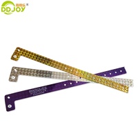 Bracelets en plastique en forme de L pour enfants, style punk holographique à paillettes, vente en gros, bracelets de divertissement très populaires