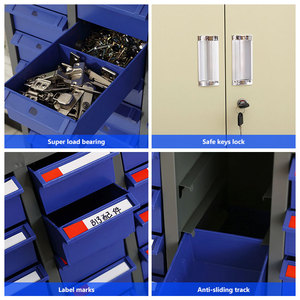 Gabinete de Herramientas Modular de Acero y Plástico de Alta Resistencia para Taller Mecánico, Almacenamiento en Garaje, con Múltiples Cajones, OEM/ODM/OBM, Alta Capacidad de Carga - Product Image 4