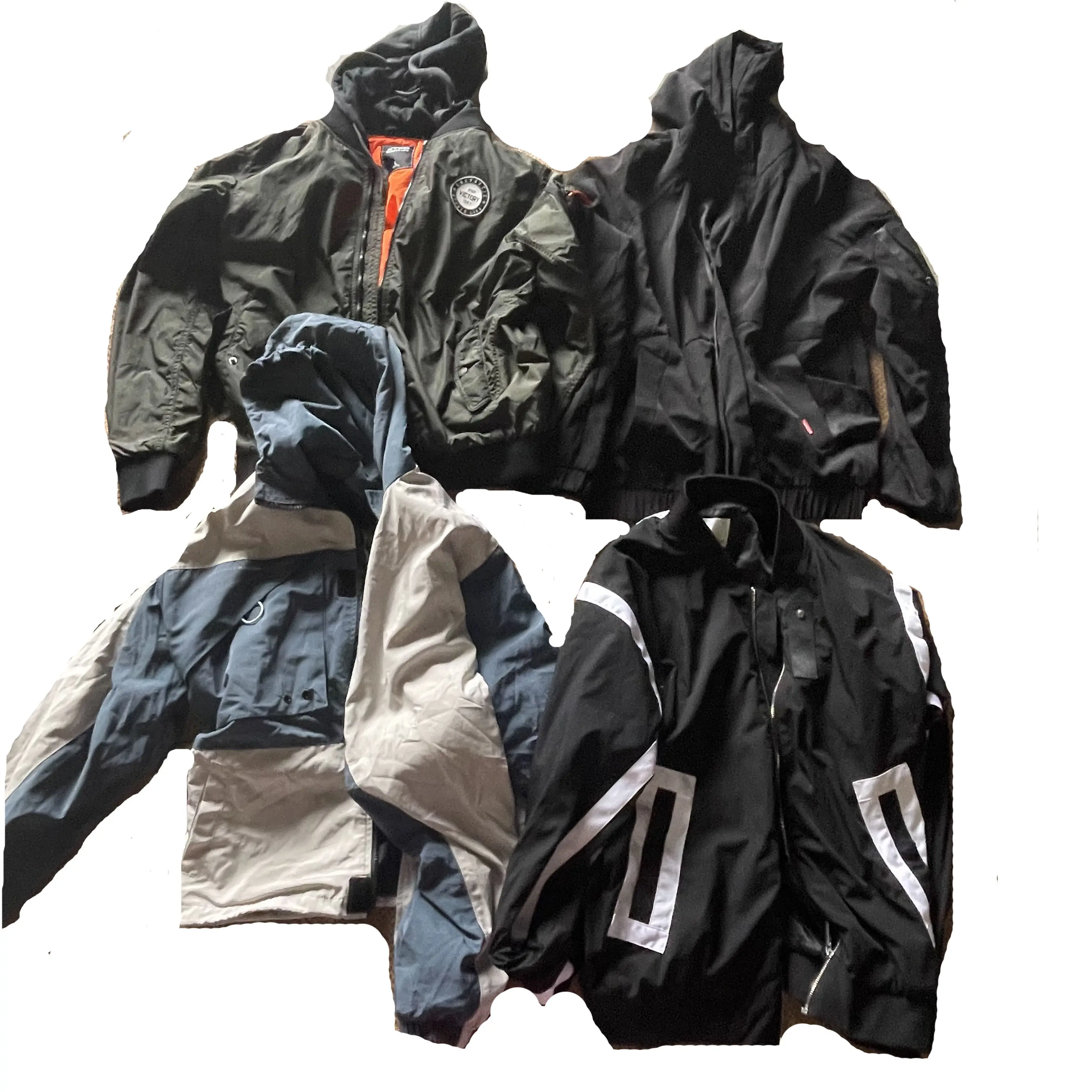 Б/у одежда для мужчин в тюке, смешанные использованные мужские куртки для продажи