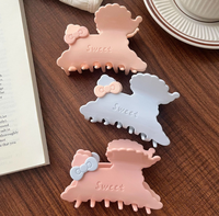 Koreanische Niedliche Welpen- & Hai-Cartoon-Design Modische Plastik-Haarspange für Frauen Valentinstag-Accessoires