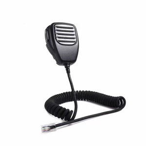 Microphone à main Icom Hm 118n pour 2100h 2200h Ic7000 Ic2720 avec câble spiralé et accessoire audio - Product Image 1